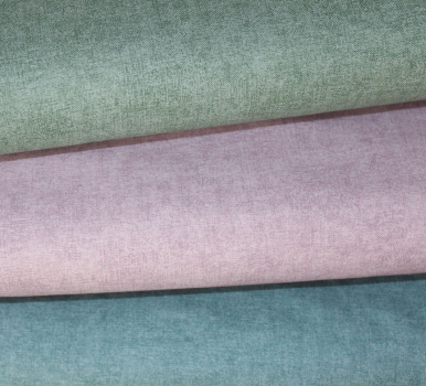 Preview: Designerbaumwollstoff Melange altrosa (10 cm)